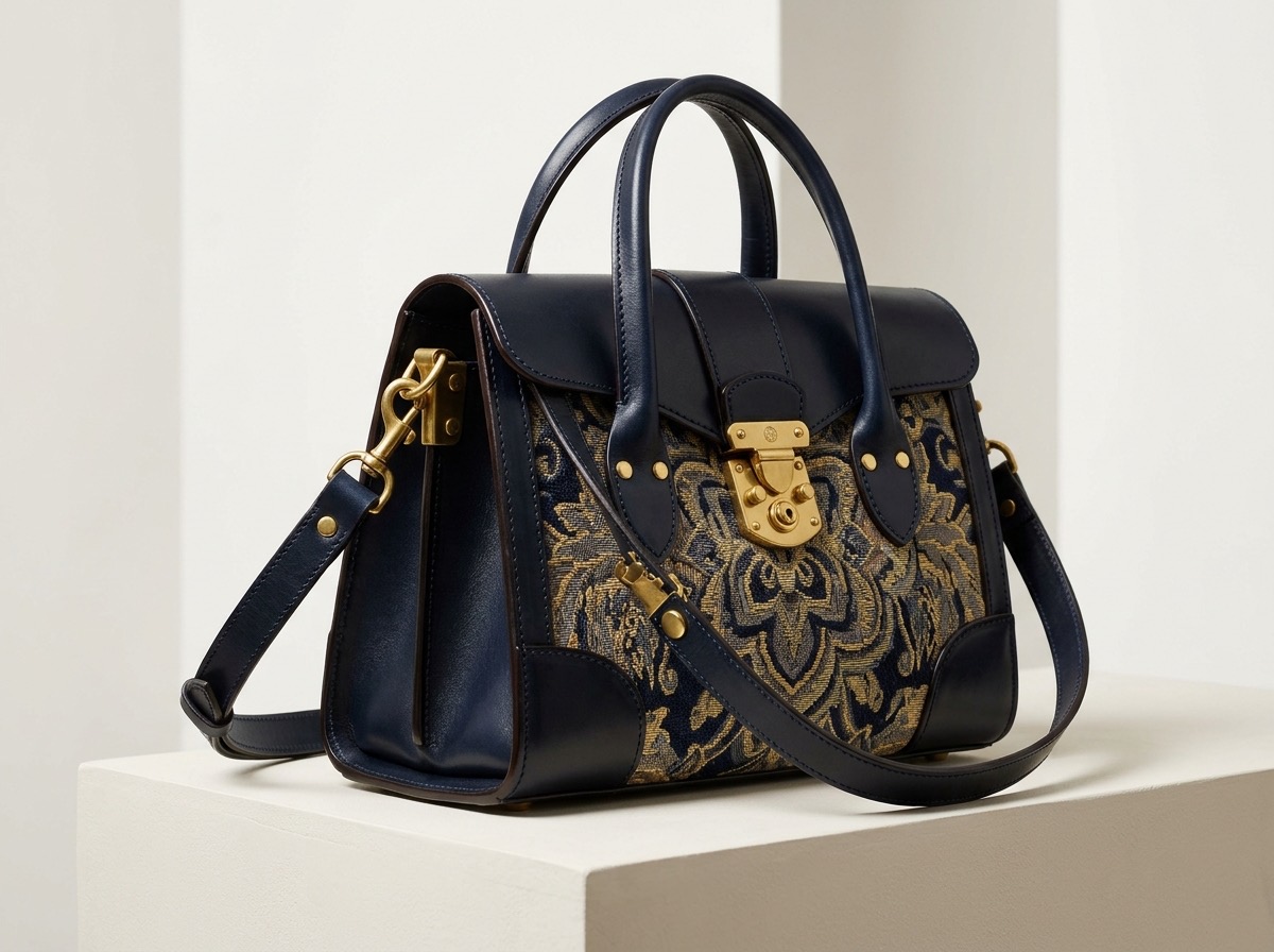 Jacquard & Leather Bags